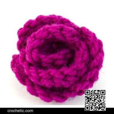 Rose Applique - Crochet Pattern