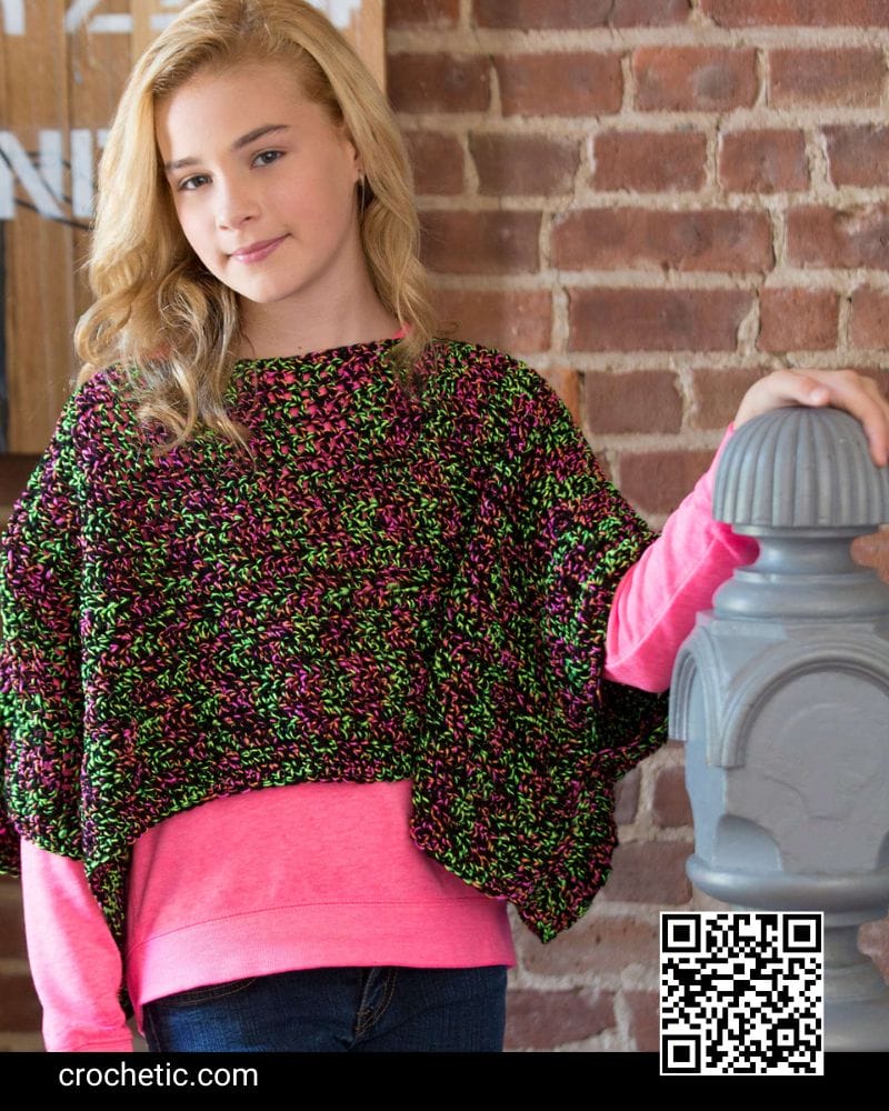 Set the Trend Poncho – Crochet Pattern