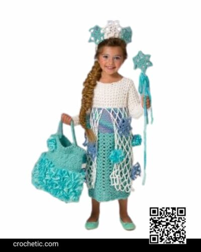 Snow Princess Dress - Crochet Pattern