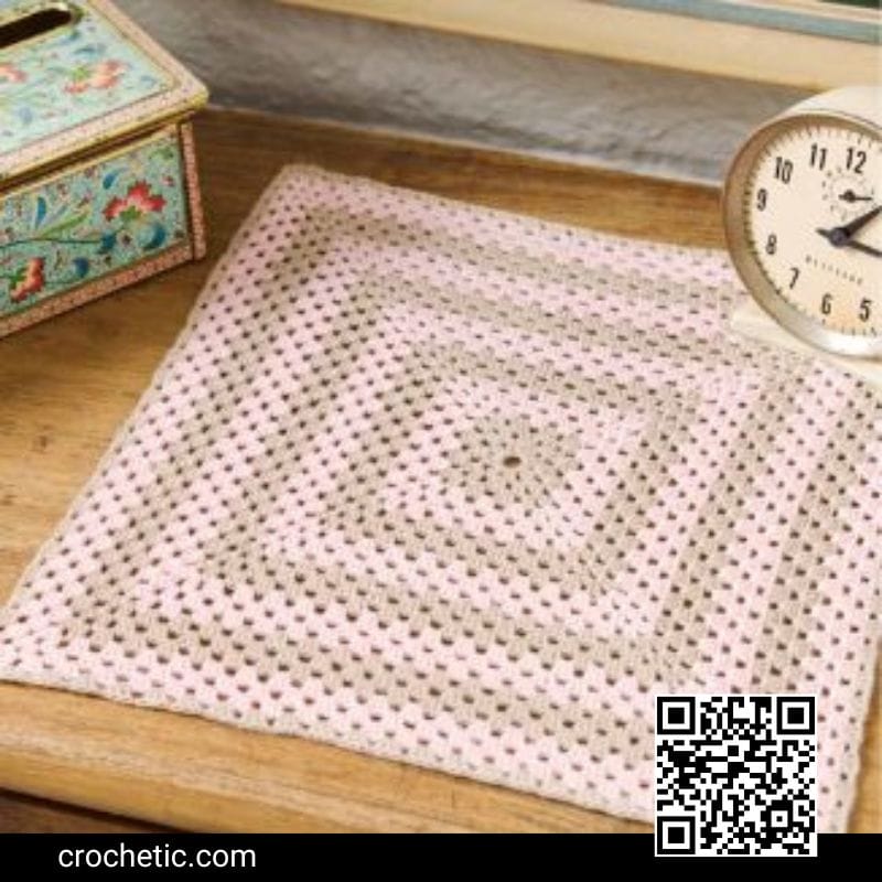 Sophisticated Square Doily - Crochet Pattern