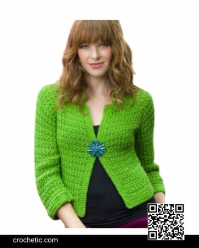 Sparkling Crochet Cardi - Crochet Pattern