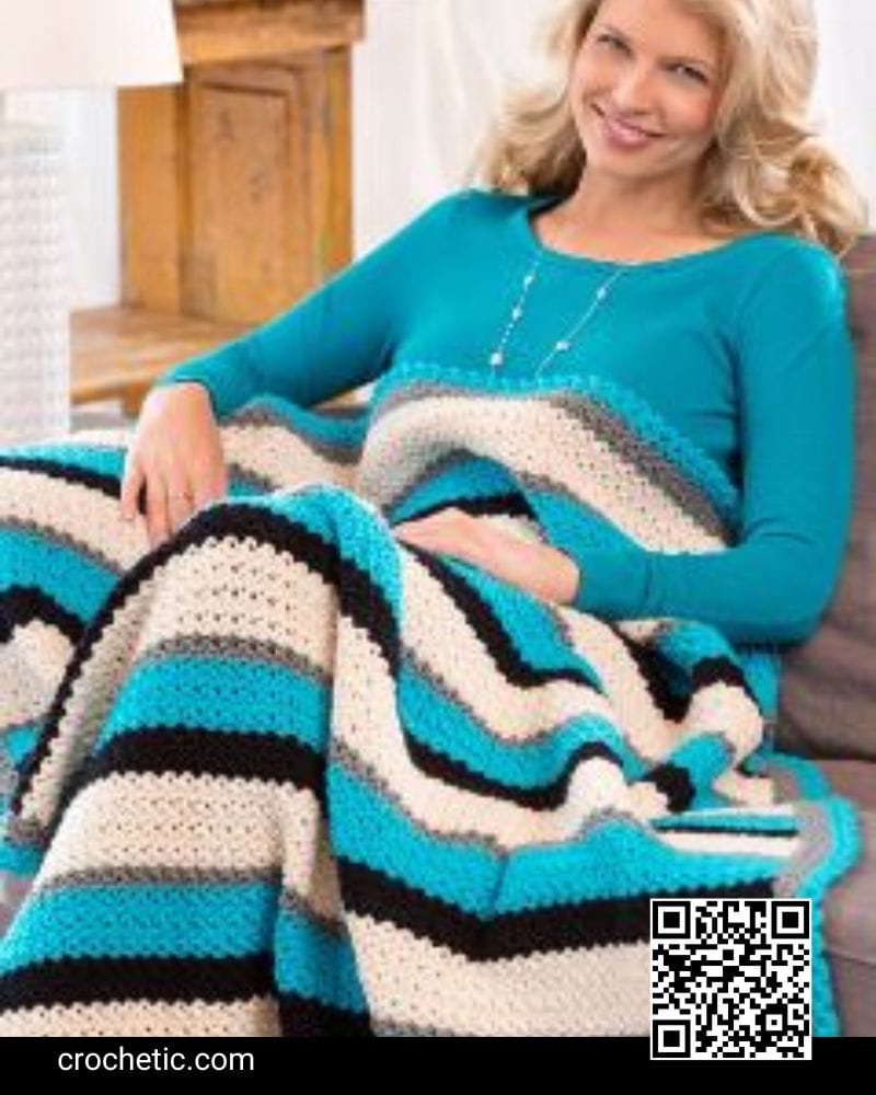 Through Thick & Thin Throw - Crochet Pattern