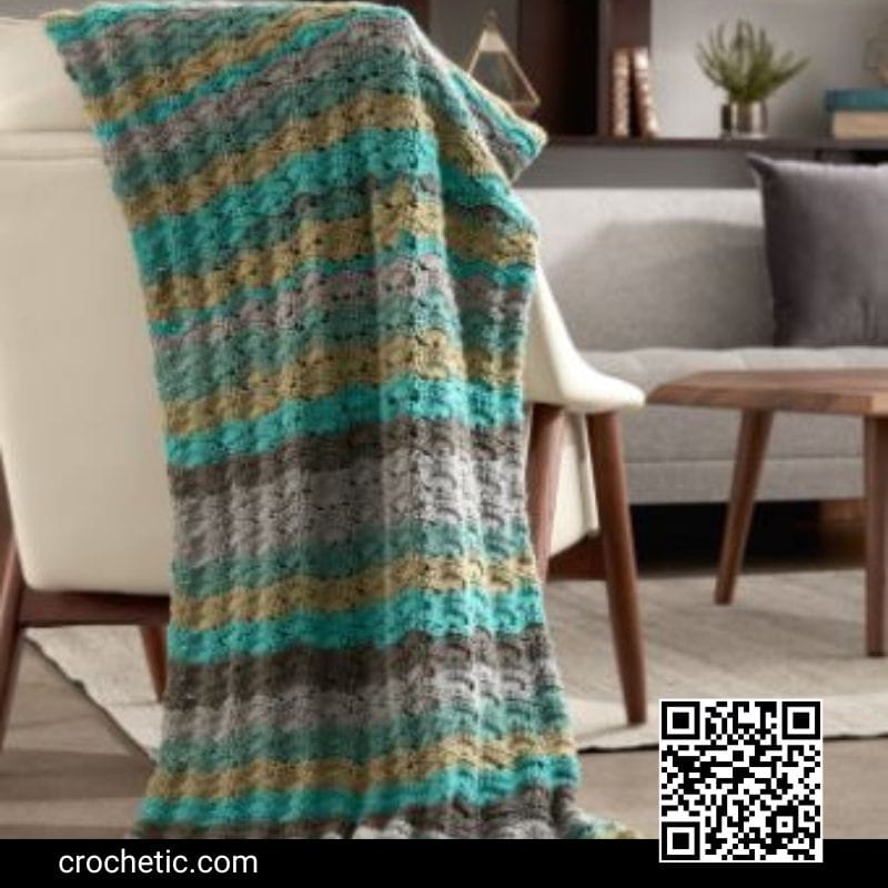 Wavy Afghan - Crochet Pattern