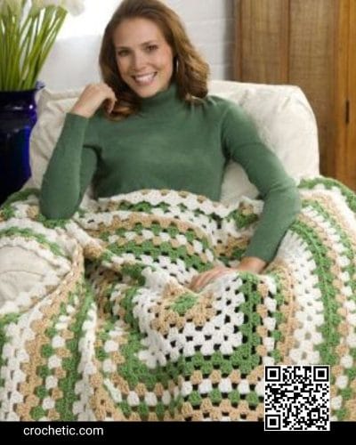 Weekend Granny Throw - Crochet Pattern