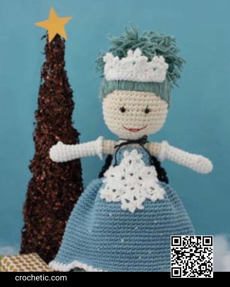 Winter Princess Lily Doll - Crochet Pattern