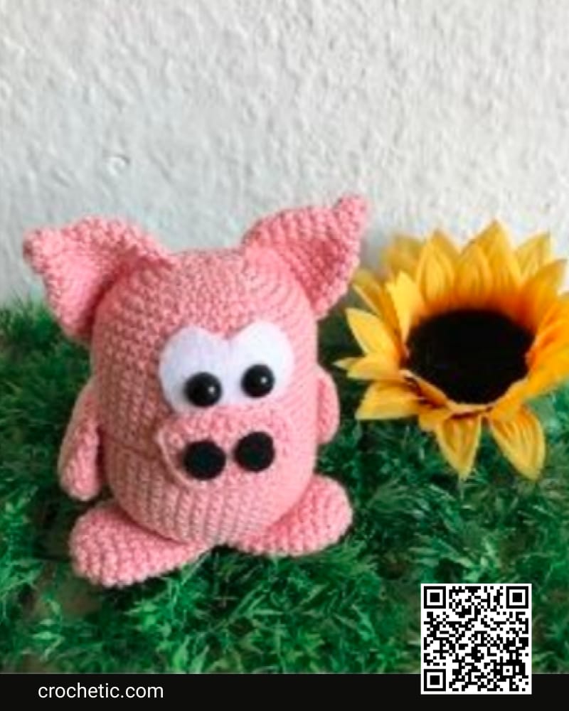 Surprise Egg Pig - Crochet Pattern