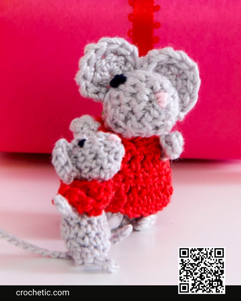 Micro & Mini Crochet Mouse - Crochet Pattern