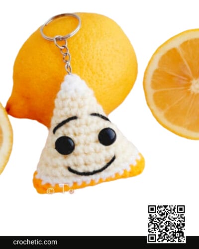 Lemon Keychain - Crochet Pattern