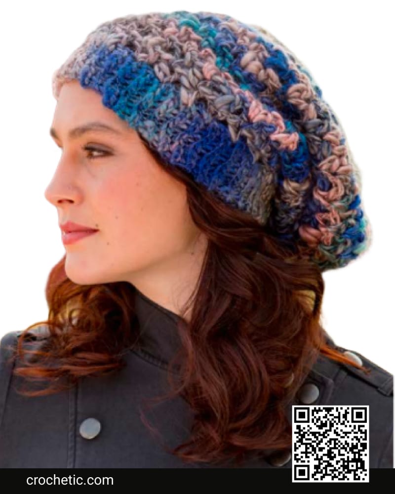 Charming Slouchy Hat - Crochet Pattern