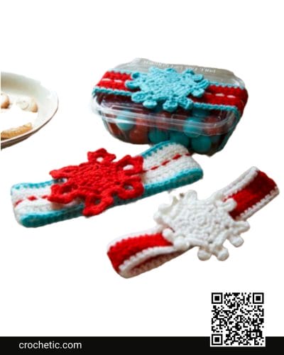 Snowflake Sweet Treat Wrapper - Crochet Pattern