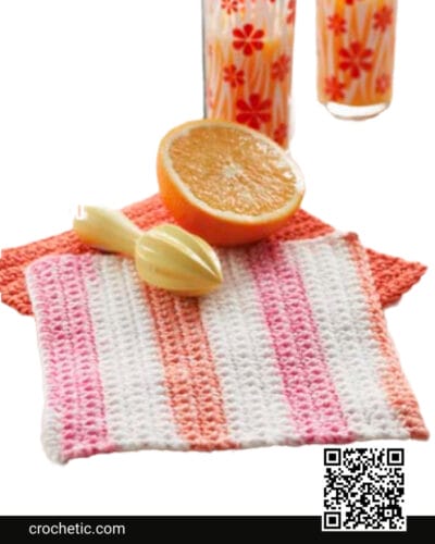 Basic Dishcloth - Crochet Pattern