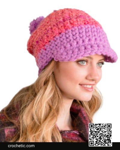 Mix-It Brimmed Hat - Crochet Pattern
