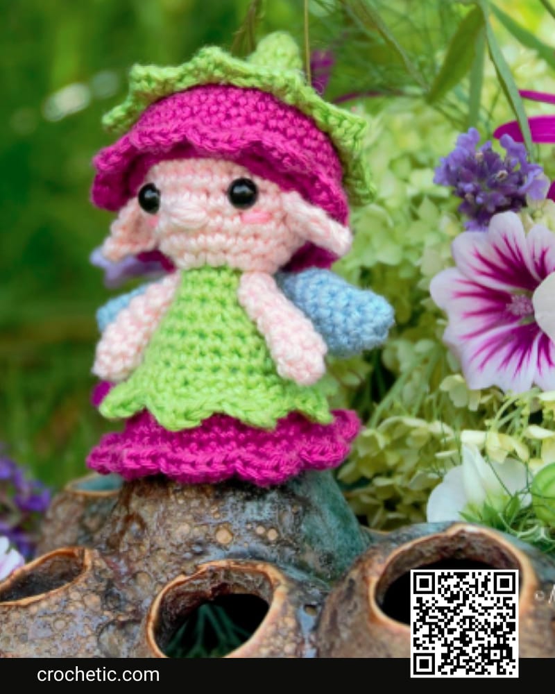 Lorea The Flower Mini Fairyi - Crochet Pattern