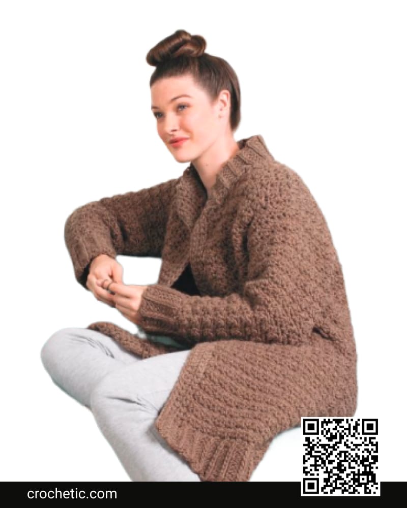 Slouchy Crochet Cardigan - Crochet Pattern