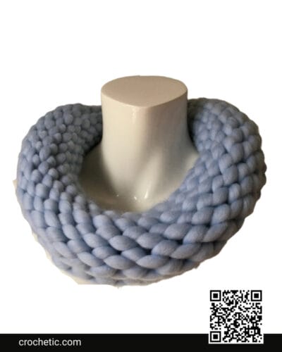 Abdiel Cowl Knitting Pattern - Crochet Pattern