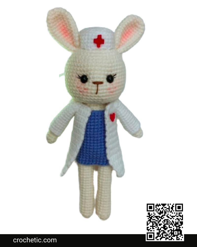 Nurse Bunny - Crochet Pattern