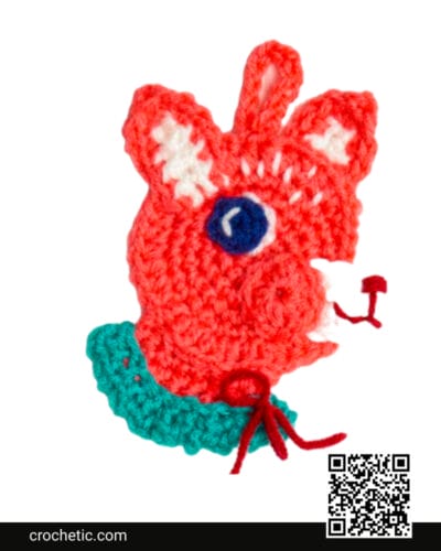Hello Deer Crochet Ornament - Crochet Pattern