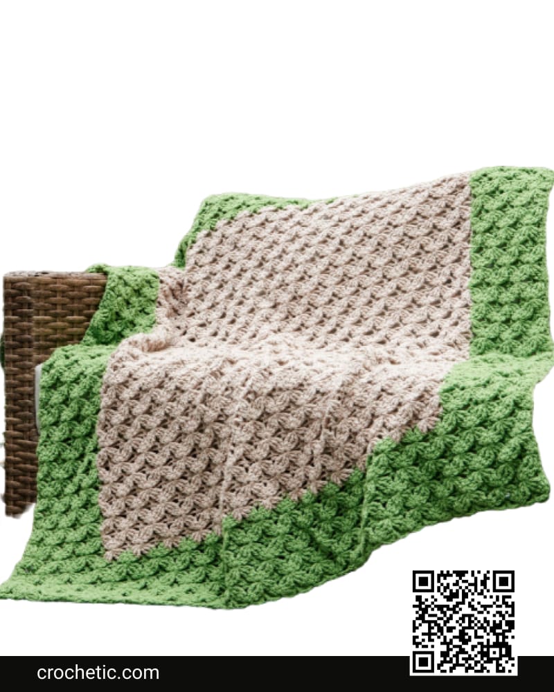 Vintage Flowers Crochet Blanket - Crochet Pattern