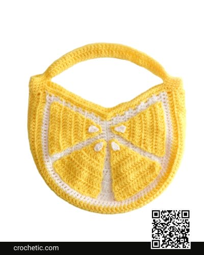 Crochet Lemon Tote - Crochet Pattern