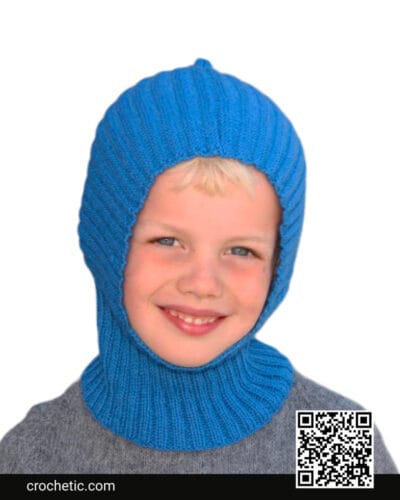 Holger Hat With Rib Collar - Crochet Pattern