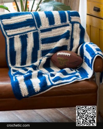 Stadium Crochet Lapghan - Crochet Pattern
