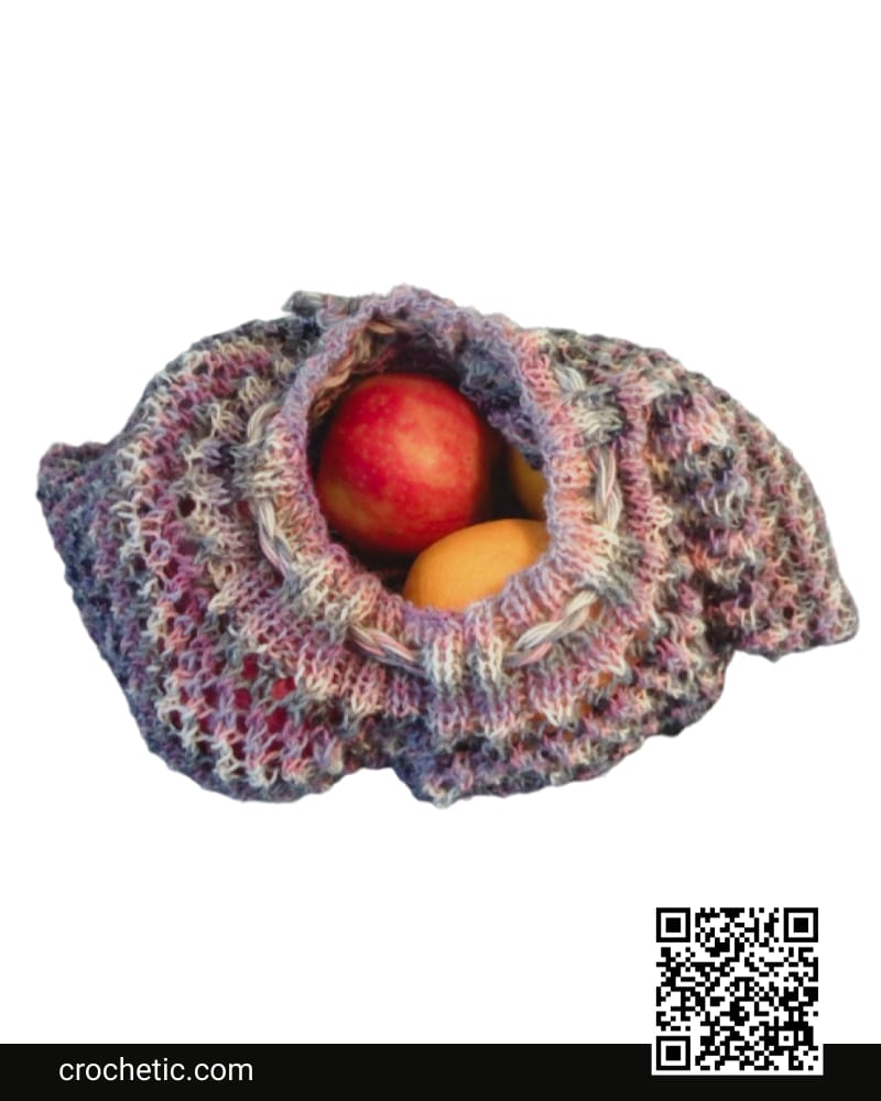 Shopping Bag For Fruits And Vegetables - Crochet Pattern