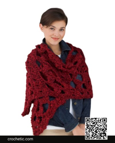 Crochet Lace Wrap - Crochet Pattern