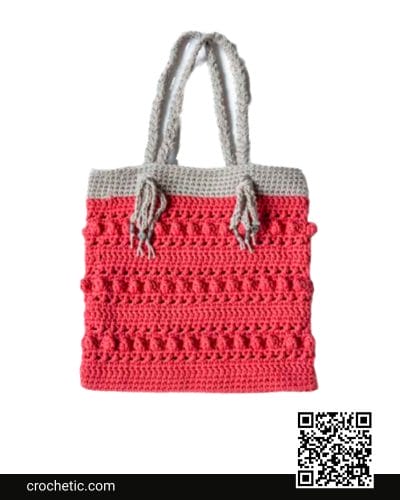 Hugs & Kisses Tote Bag - Crochet Pattern