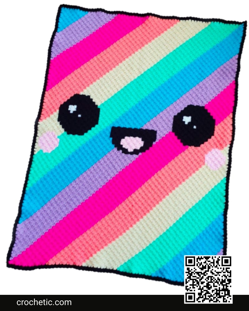 Rainbow Blanket - Crochet Pattern