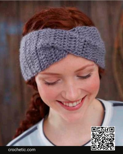 Twisted Step-Sister Headband Version 2 - Crochet Pattern