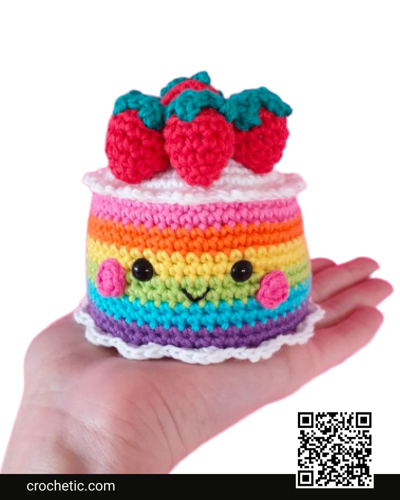Rainbow Cake - Crochet Pattern
