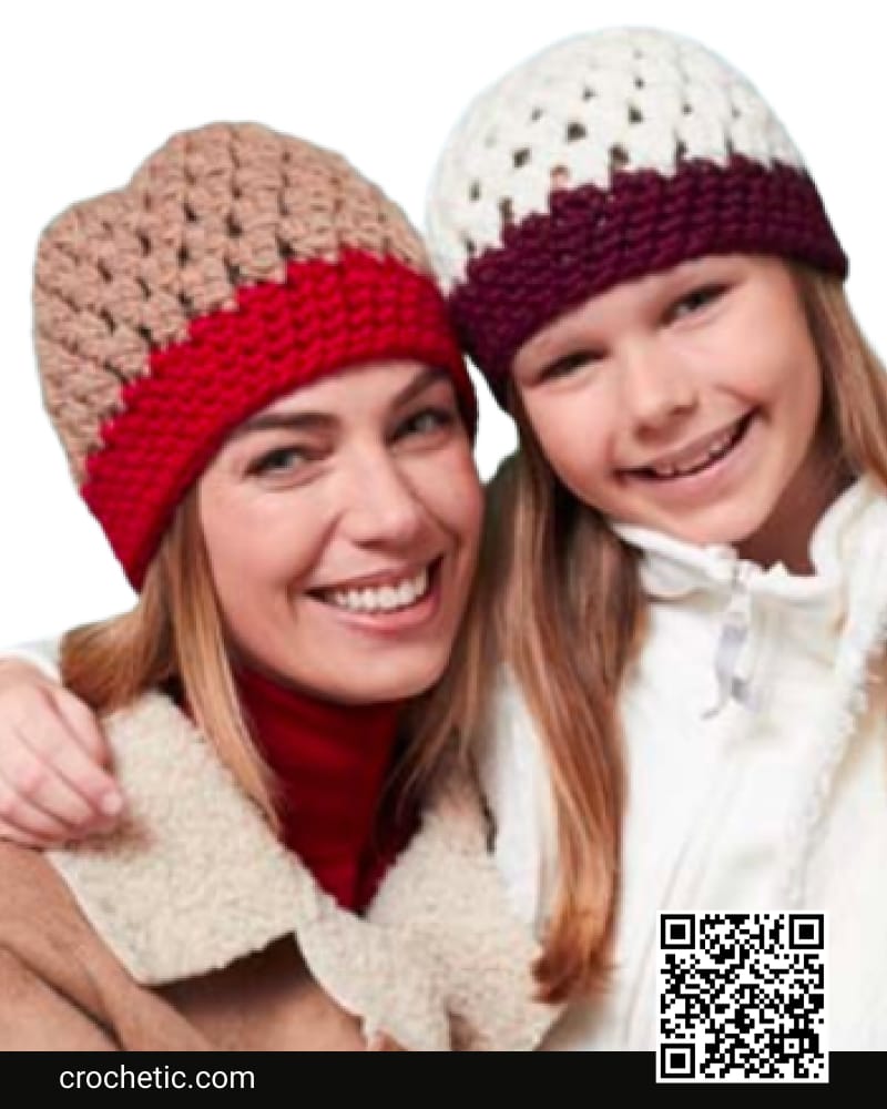 Cute As Cluster Hats - Crochet Pattern