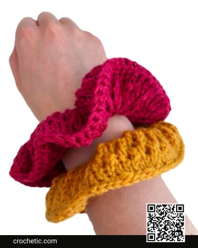 Summer Scrunchie - Crochet Pattern
