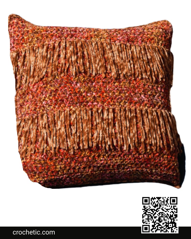 Oh The Drama Crochet Pillow - Crochet Pattern