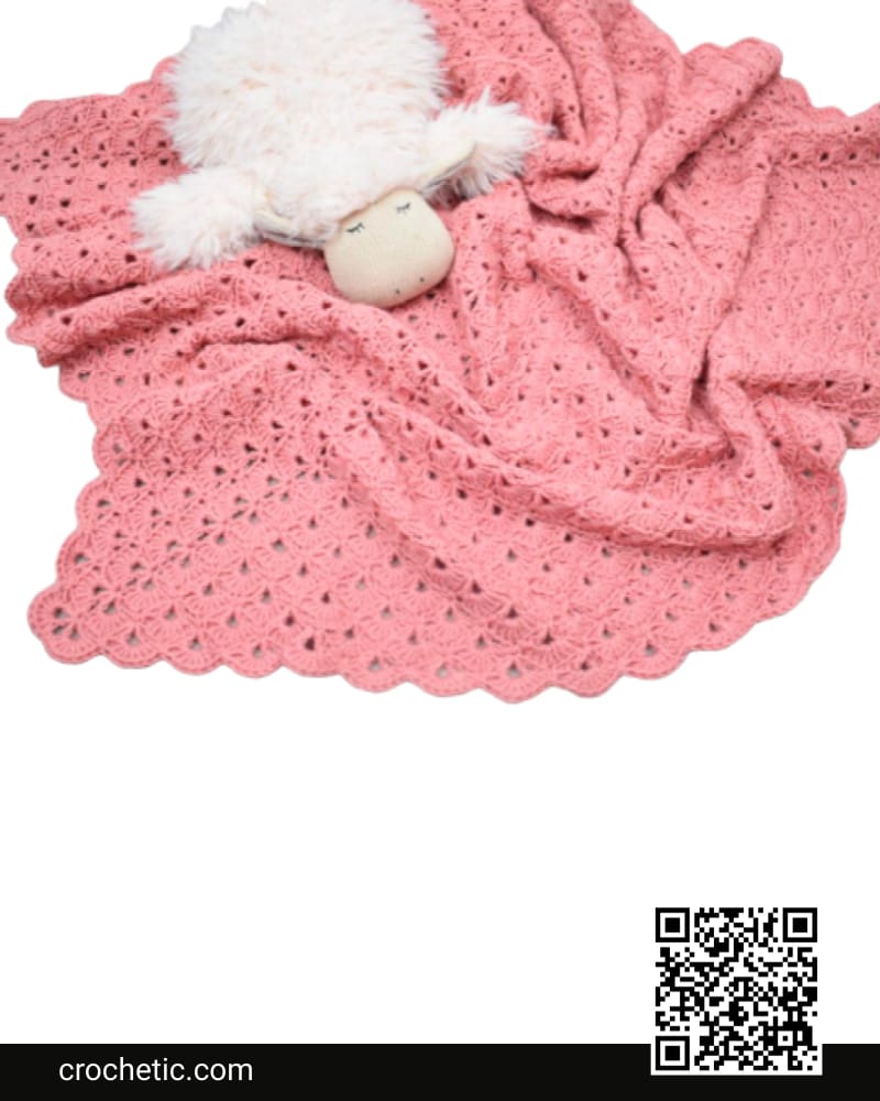 Mira Baby Blanket - Crochet Pattern