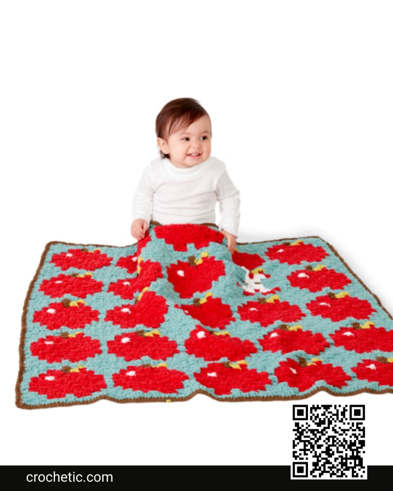 How ‘Bout Them Apples? Crochet Blanket - Crochet Pattern - Crochet Pattern