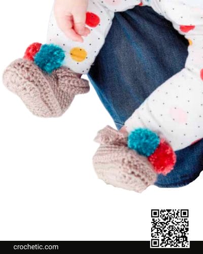 Wee Crochet Moccasins - Crochet Pattern
