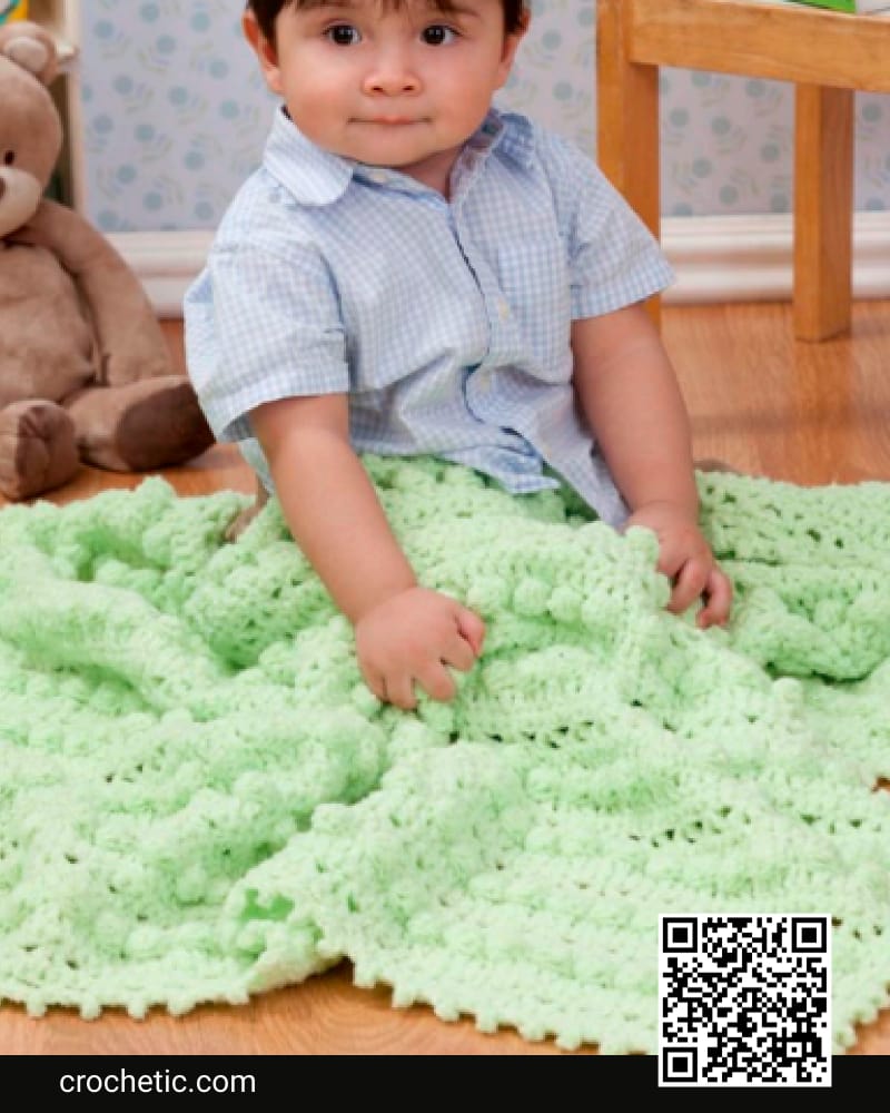 Bobble Baby Blanket - Crochet Pattern
