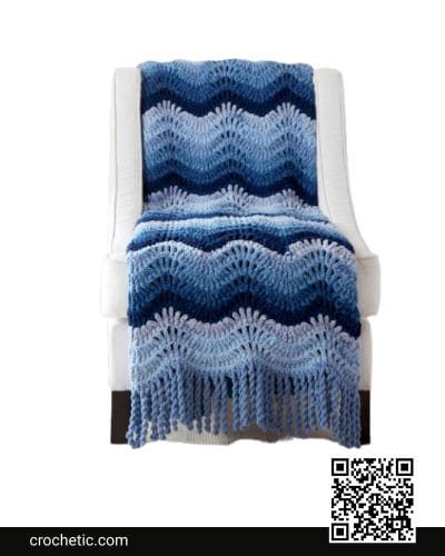 High Tide Crochet Blanket - Crochet Pattern