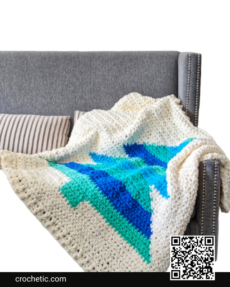 Cozy Crochet Tree Blanket - Crochet Pattern
