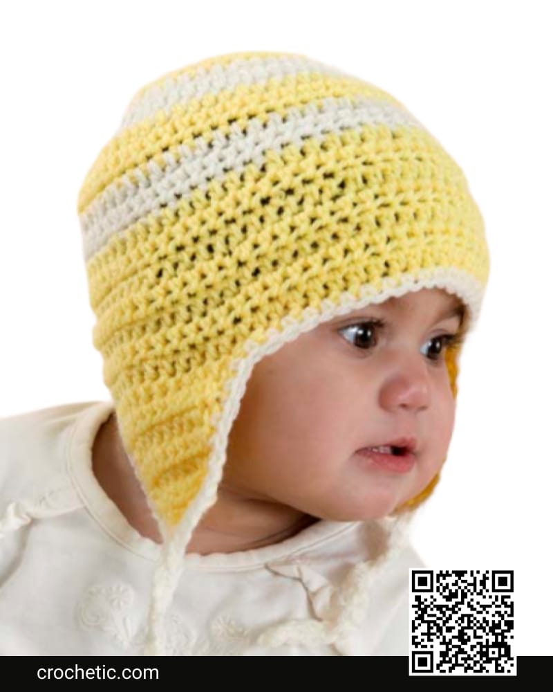 Crochet Child’S Earflap Cap - Crochet Pattern