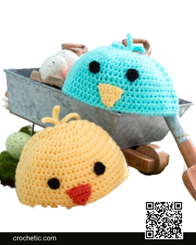 Baby Chick Hats - Crochet Pattern