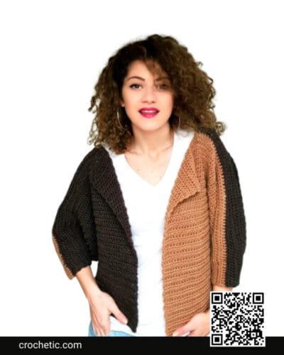Chocolate & Caramel Jacket - Crochet Pattern