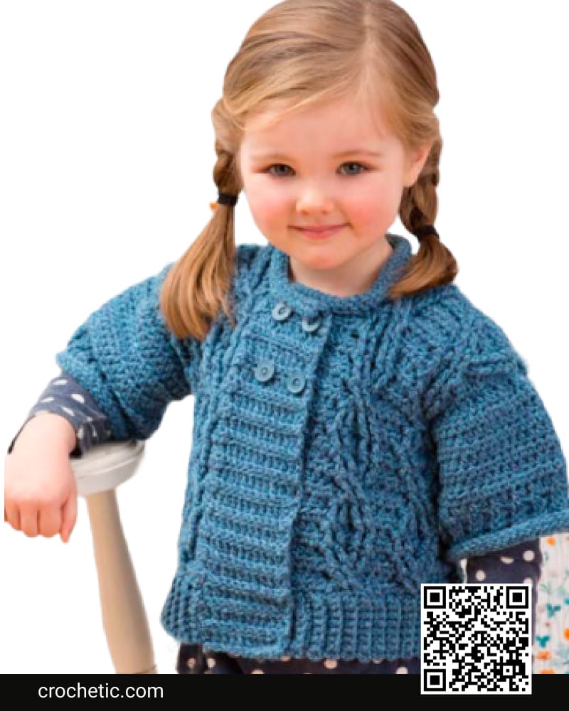 Cool Cables Sweater & Leg Warmers - Crochet Pattern