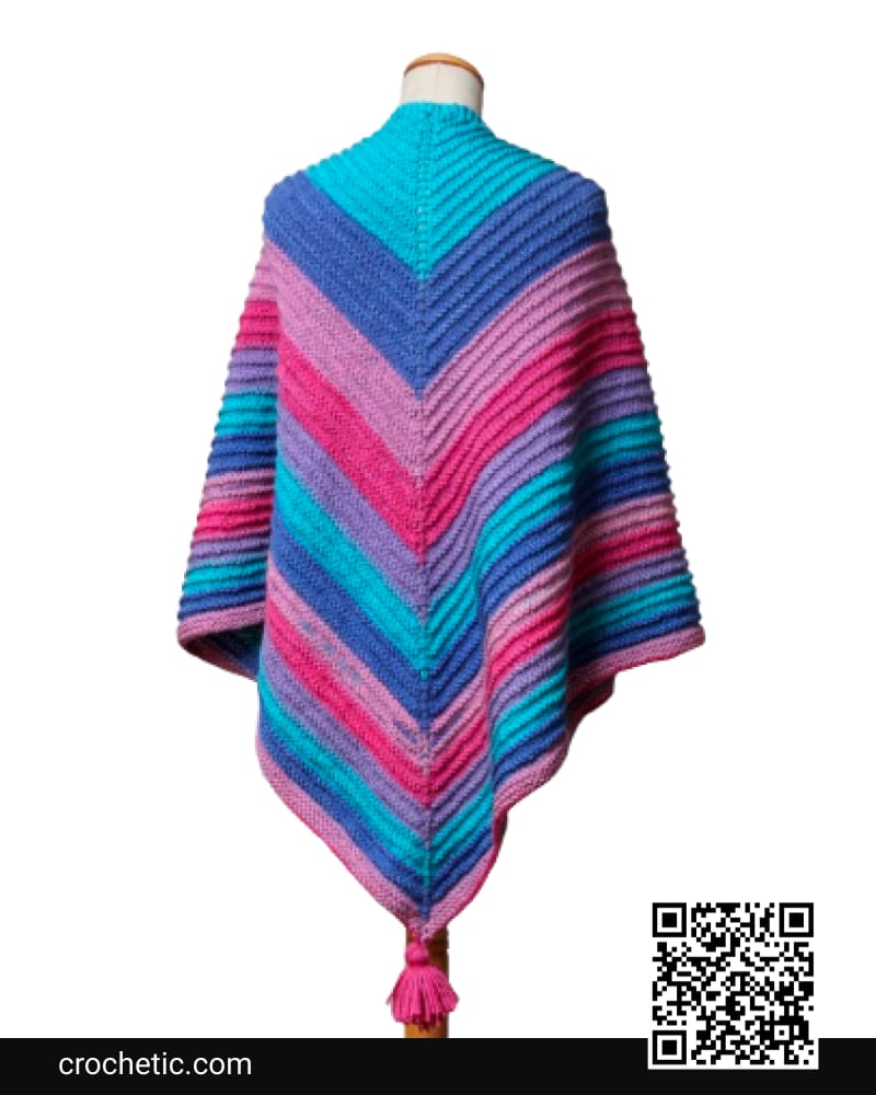 Knitted Shawl - Crochet Pattern