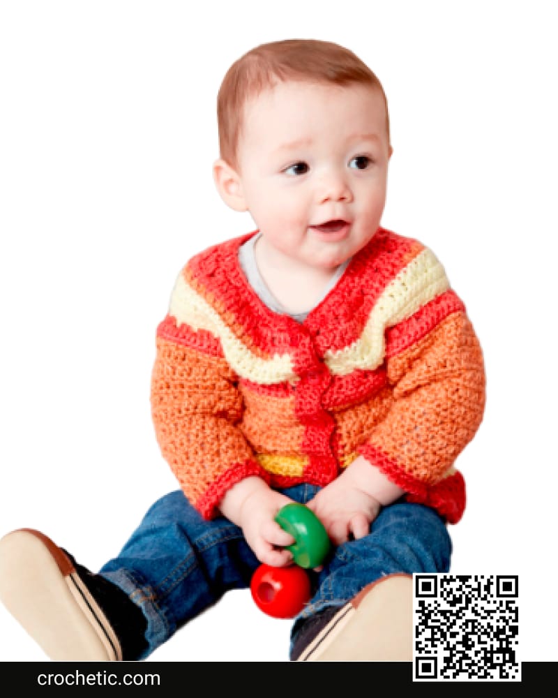 Baby Stripes Sweater - Crochet Pattern