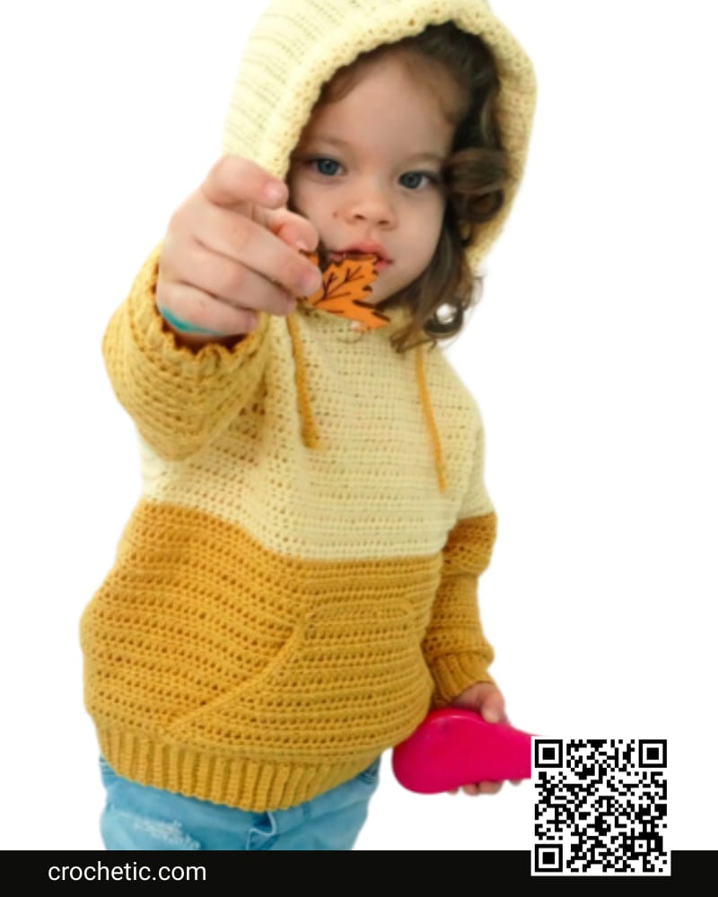 Creme Brulee Hoodie - Crochet Pattern