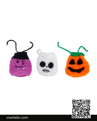Crochet Spooky Treat Bags - Crochet Pattern