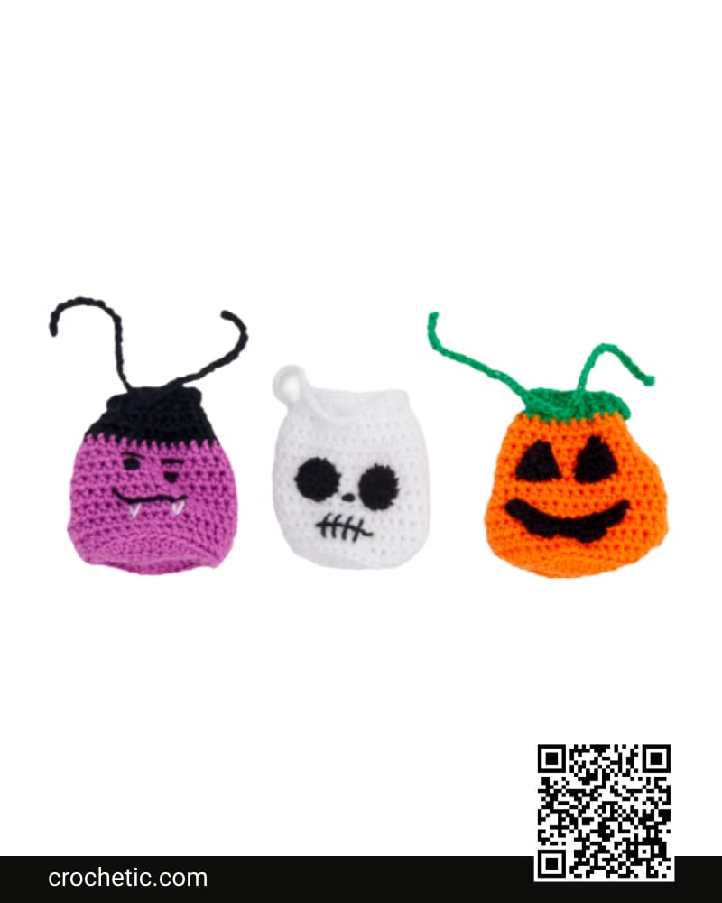 Crochet Spooky Treat Bags - Crochet Pattern
