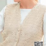 Daisy Mesh Vest - Crochet Pattern